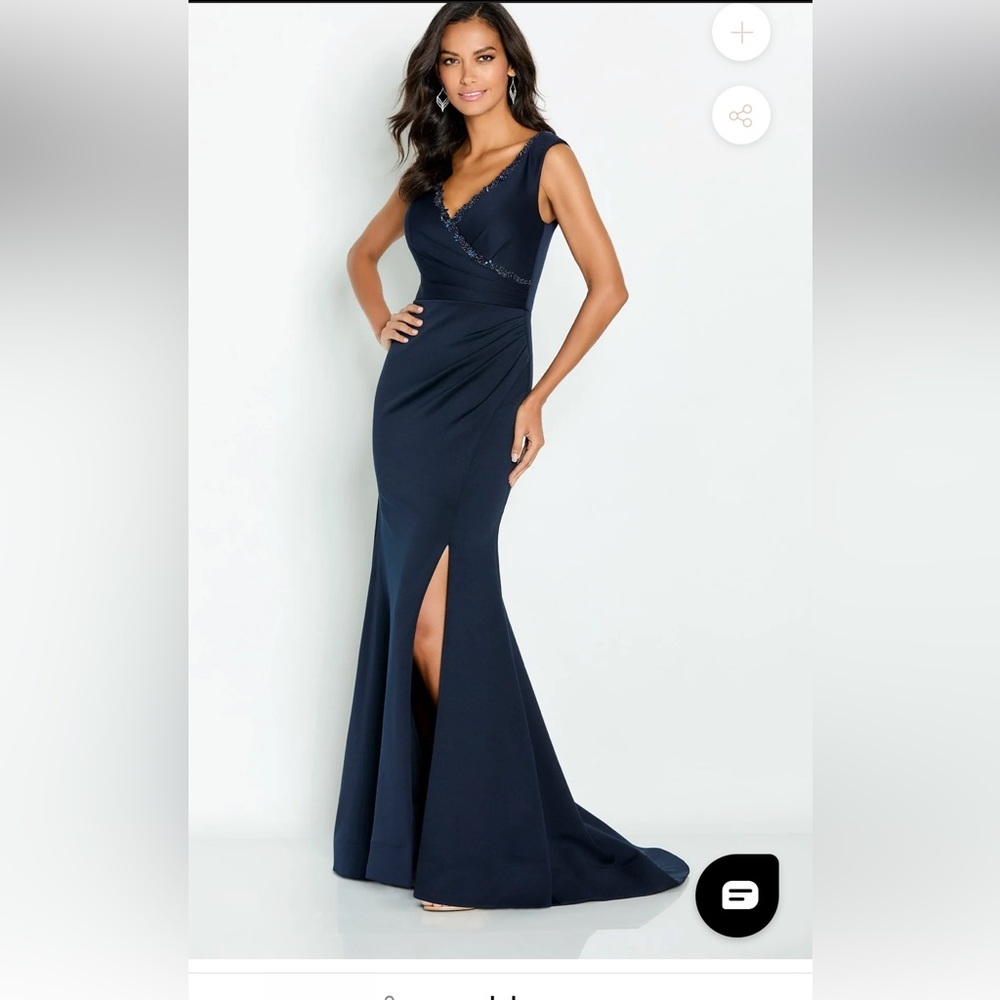 Navy mother of groom gown